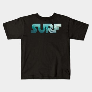 BEACH SURF SUMMERTIME DESIGN Kids T-Shirt